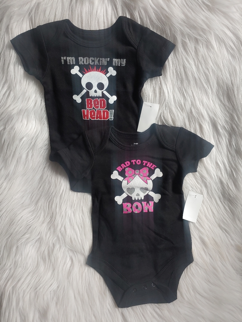 Rock n' Roll Girl Onesies (0-3M & 3-6M)